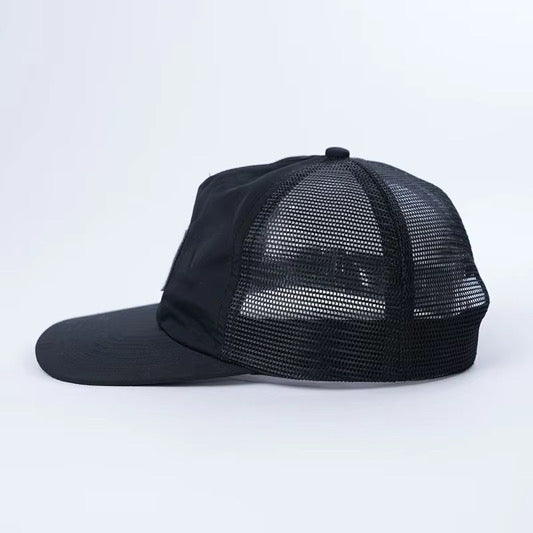 Nylon Trucker Cap - After Surf Club - Black