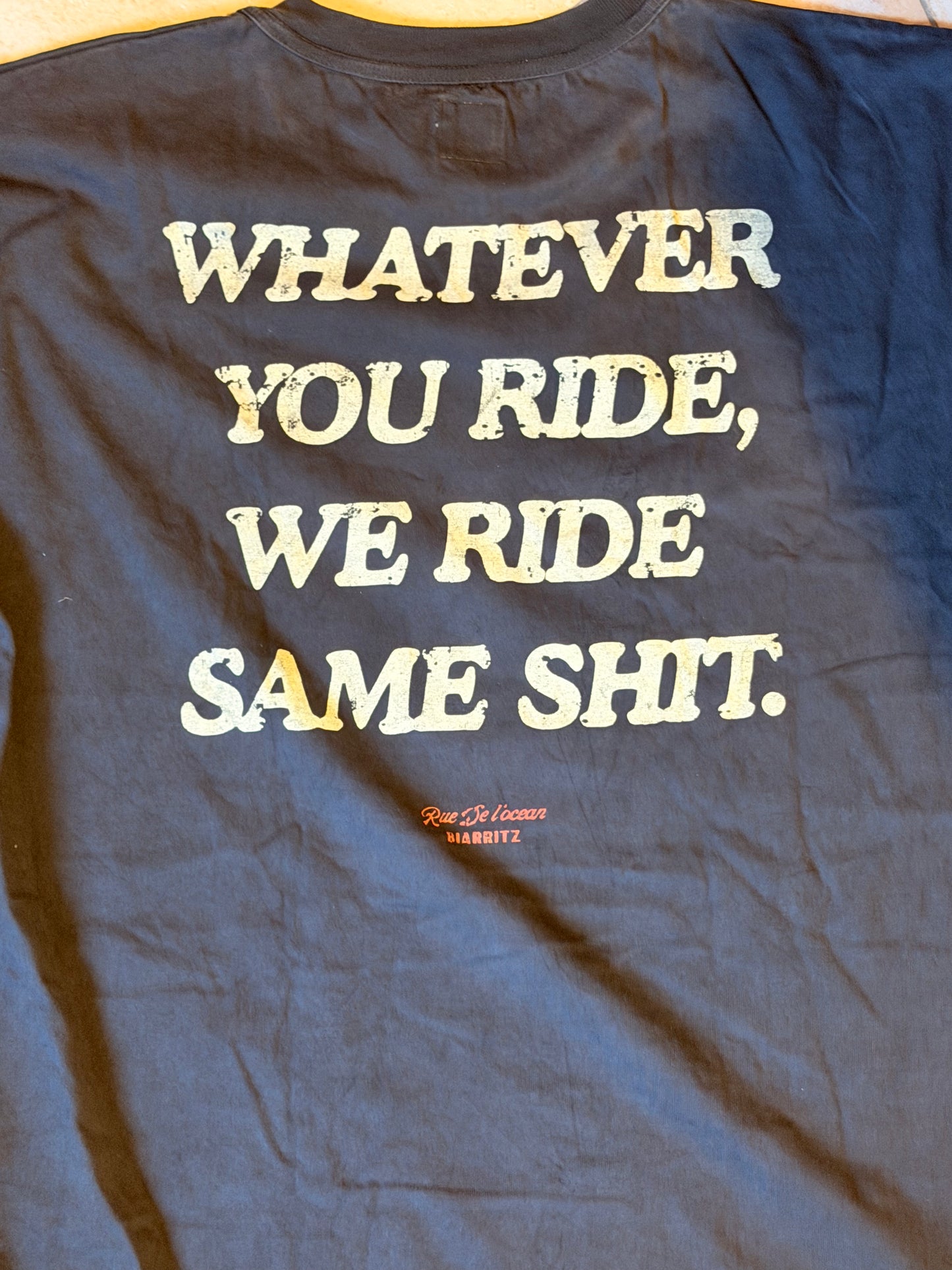 Heavy Tee – Whatever You Ride | Limited Edition- Dusti Black