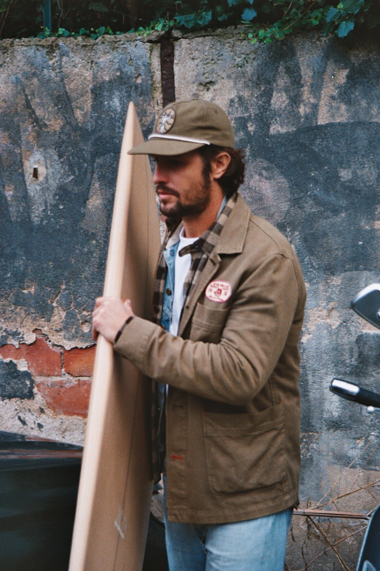 Cap - Single Fin - Khaki Coton