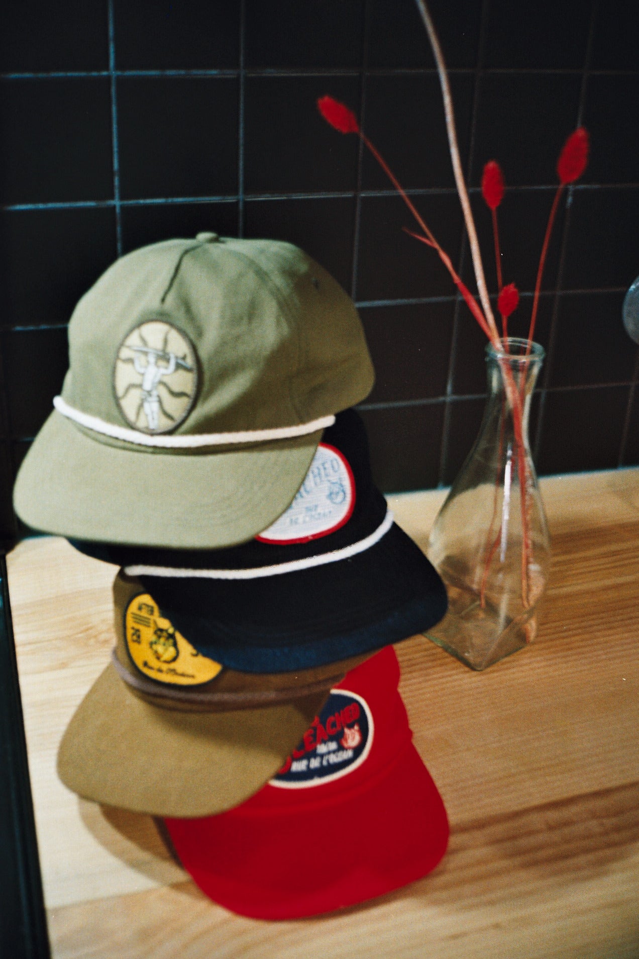 Cap - Single Fin - Khaki Coton
