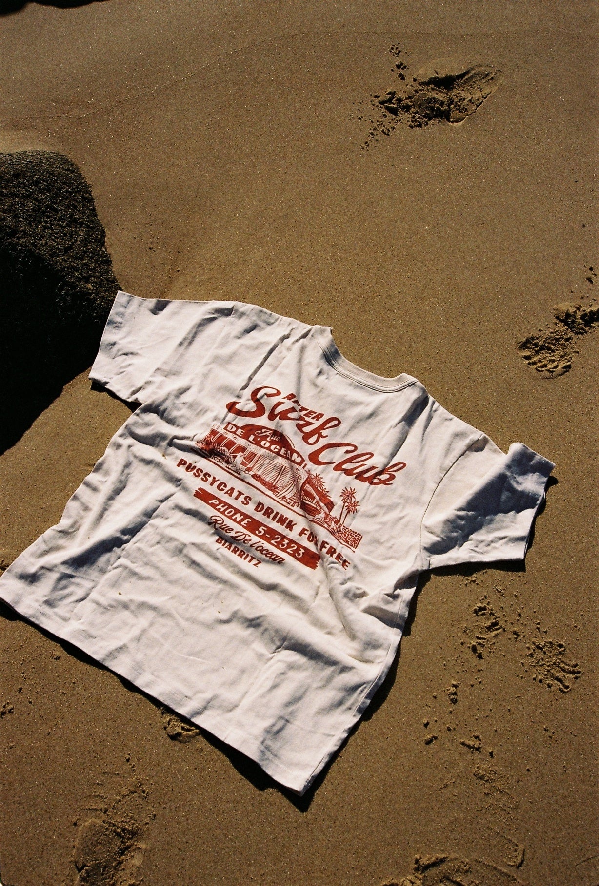 Heavy Tee - Pussycat Club - Cream