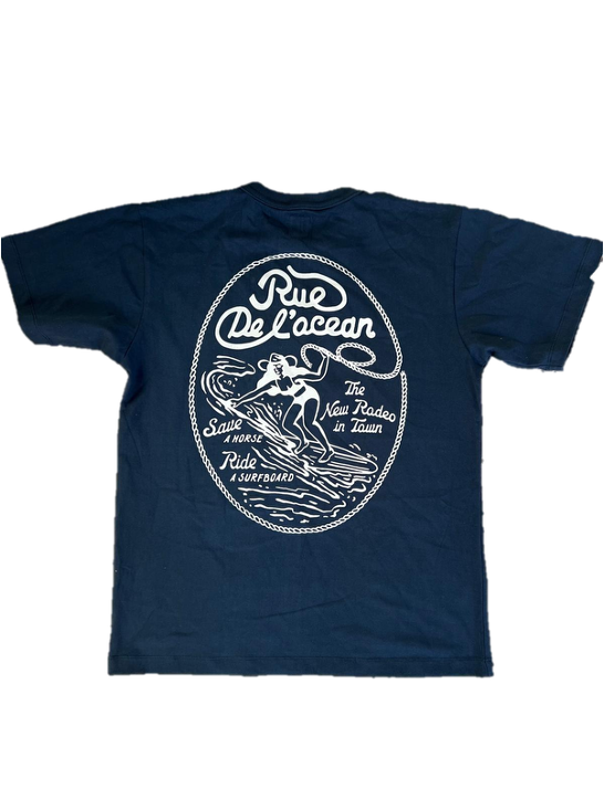 Rodeo Heavy Tee - Navy