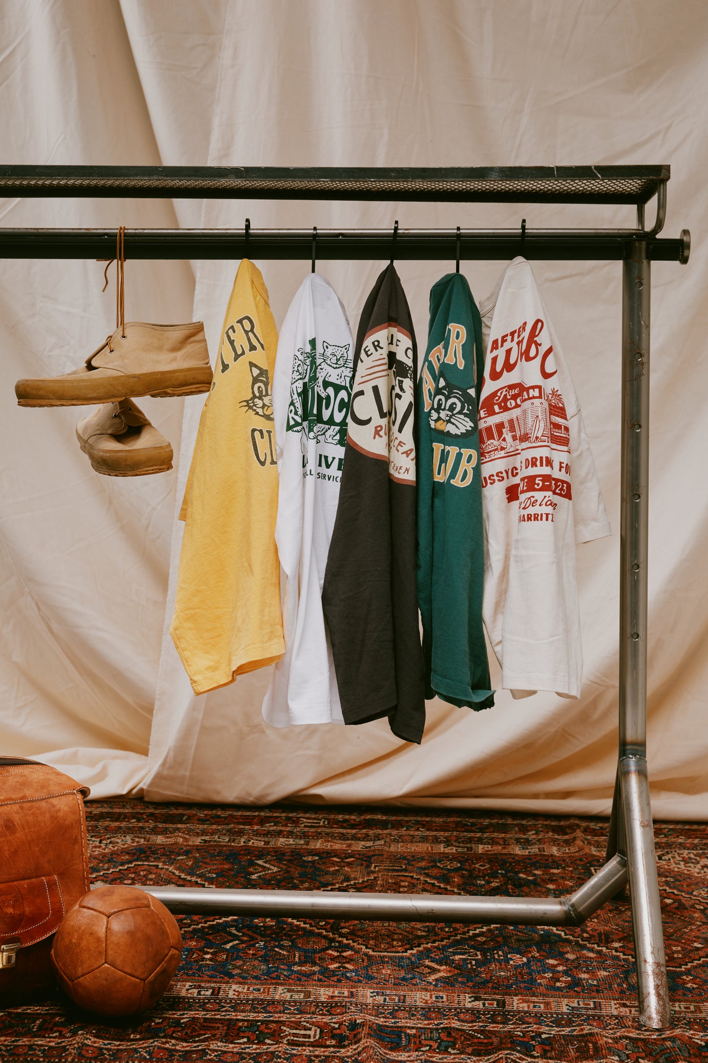 Heavy Tee - After Surf Club - Yellow - "Boxy style"
