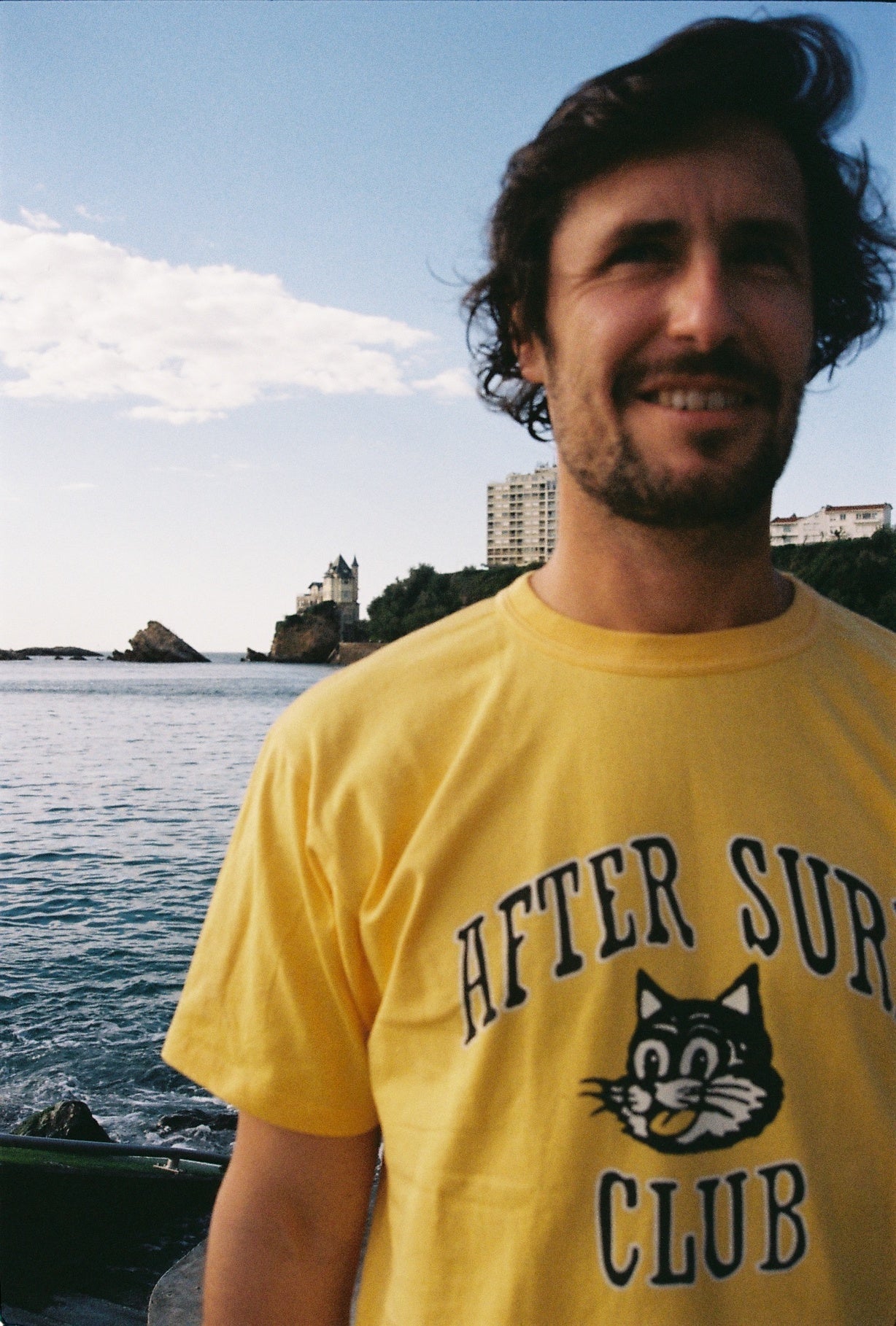 Heavy Tee - After Surf Club - Yellow - "Boxy style"