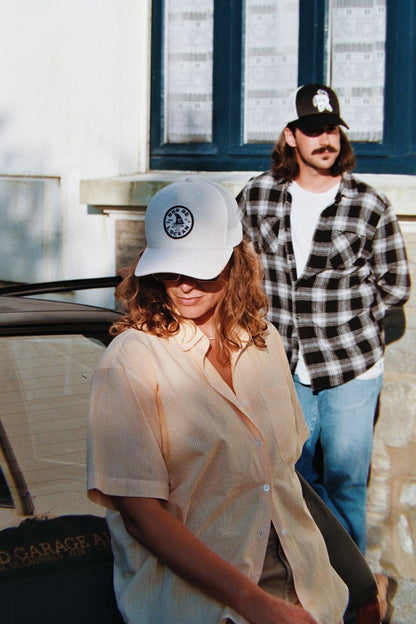 Trucker Cap - "R Man" - Black