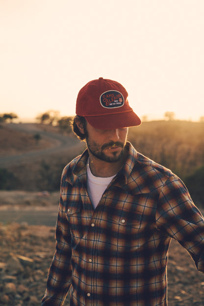 Cap Sand Bleached Red Cord