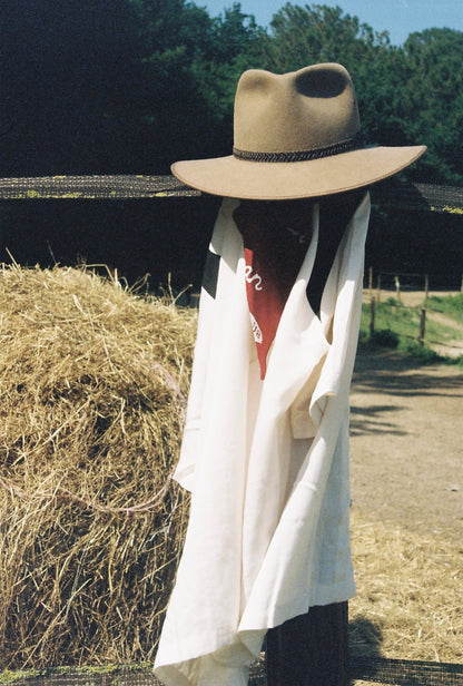Rodeo Short Sleeve Shirt – Cream & Black