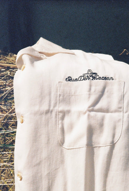 Rodeo Short Sleeve Shirt – Cream & Black