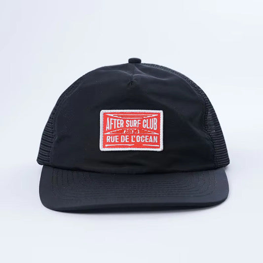 Nylon Trucker Cap - After Surf Club - Black