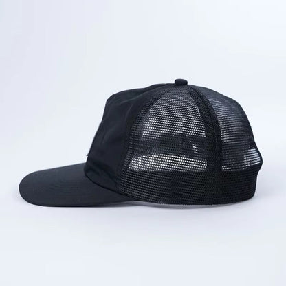 Nylon Trucker Cap - After Surf Club - Black