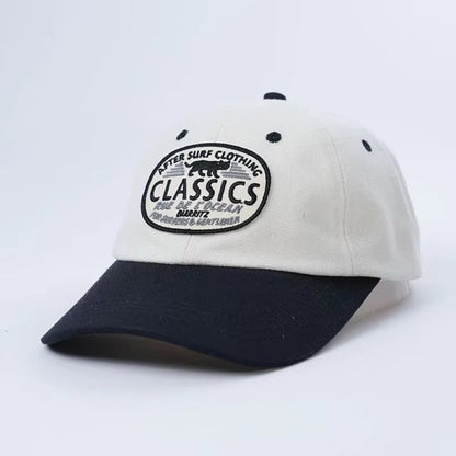 Baseball Cap - Classics - Off White & Black