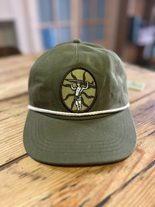 Cap - Single Fin - Khaki Coton