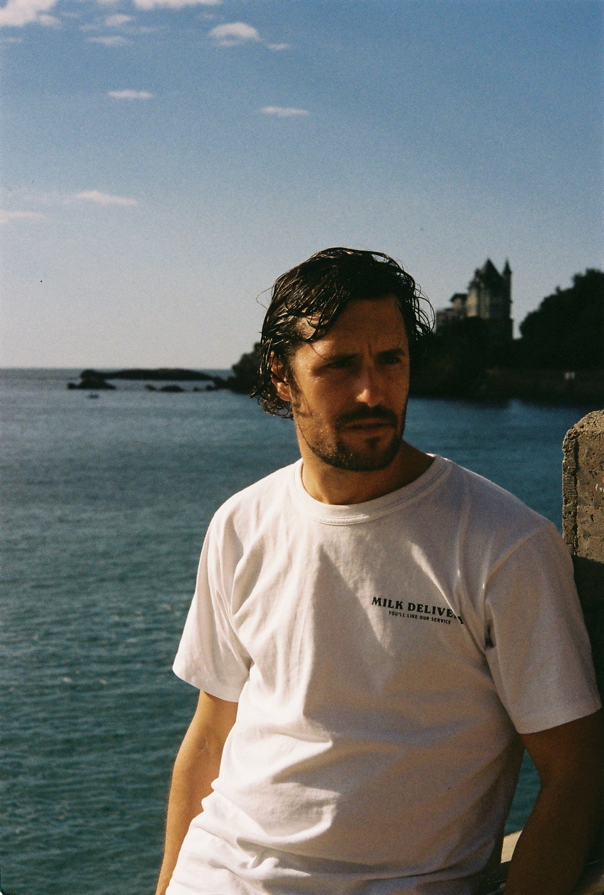 Heavy Tee - Milk Delivery - White