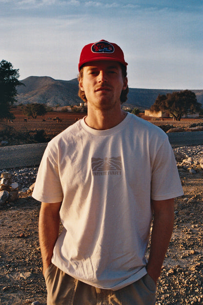 Cap Sand Bleached Red Cord