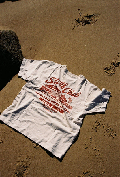 Heavy Tee - Pussycat Club - Cream