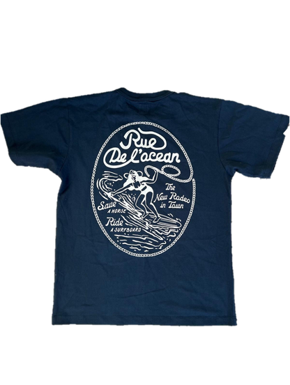Rodeo Heavy Tee - Navy