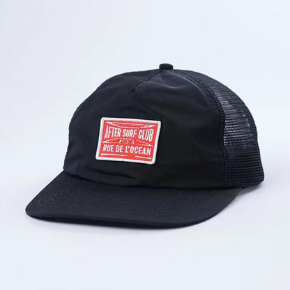 Nylon Trucker Cap - After Surf Club - Black